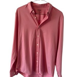 Rhone Men's Pink Shirt size large